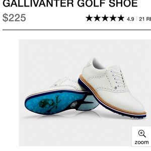 GFore Mens Tonal Saddle Gallivanter Golf Shoe